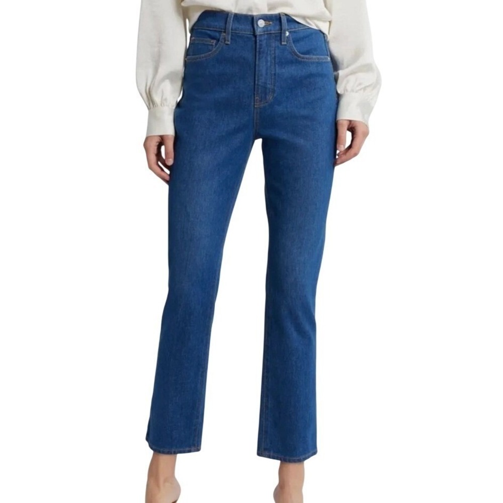 Veronica Beard Alenah Slim Straight High Rise Made in LA USA Size 26